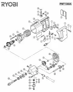 Buy A Ryobi PMT1360A Spare part or Replacement part for Your Cordless Drill and Fix Your Machine Today